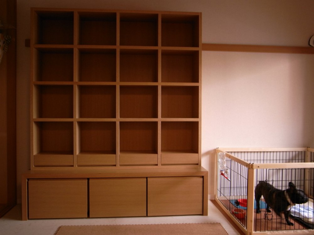 子供用の本棚兼整理棚