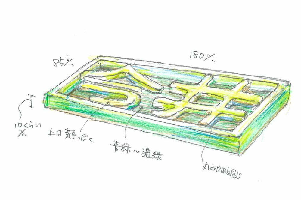 陶板の表札イメージ